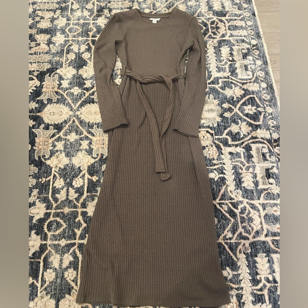 Topshop midi dress with slit